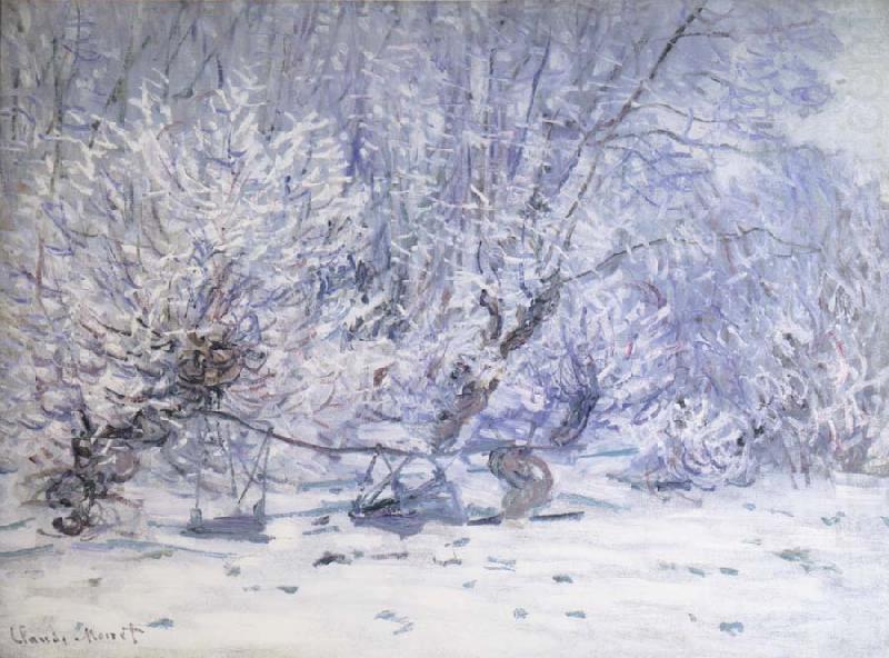 Claude Monet Frost china oil painting image